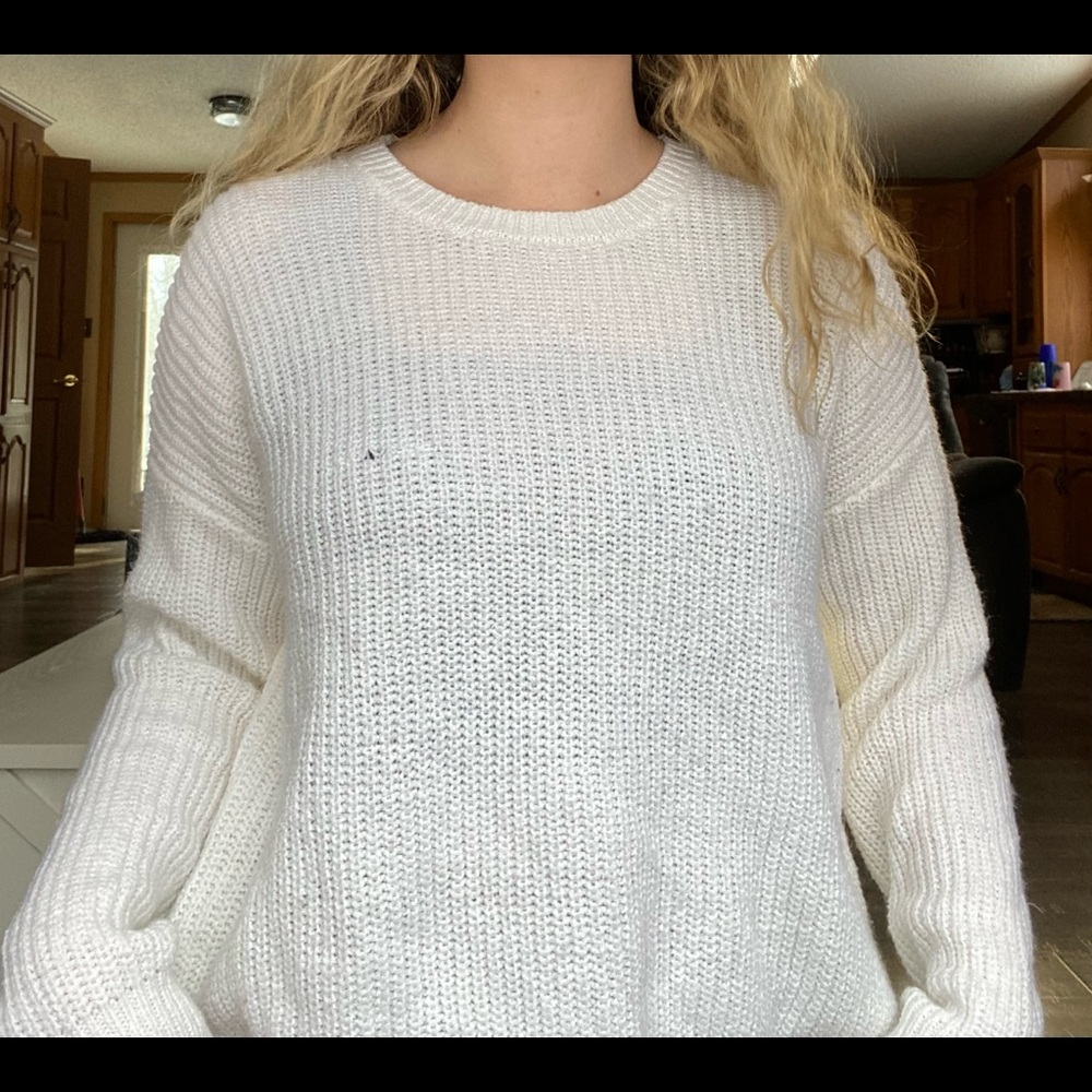 White sweater